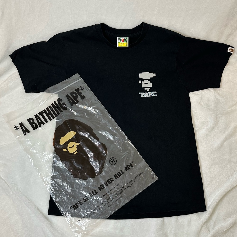 NWOT BAPE Digital Camo Tee Black/Gray